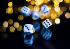 Hasil permainan Lightning Dice ditampilkan secara real-time